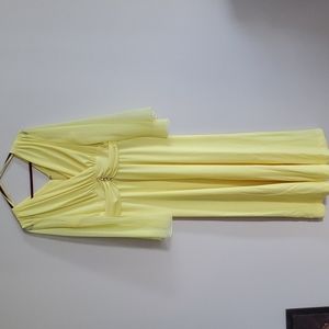 Vintage Yellow formal dress medium/large
